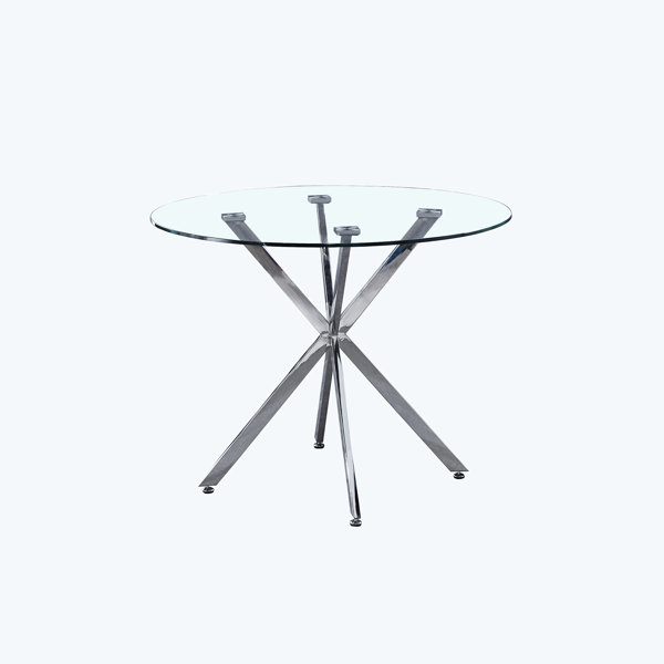 House On Tree Round Glass Dining Table Wayfair Canada